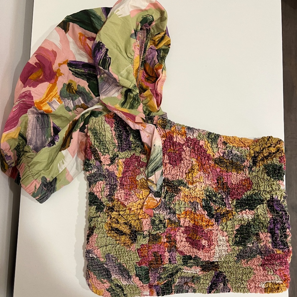 Zara Floral Two Piece Set, Top size XS, Skort size XS